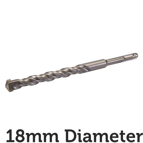 PRO 18mm x 210mm SDS Plus Masonry Drill Bit Tungsten Carbide Cutting Head Tip Loops