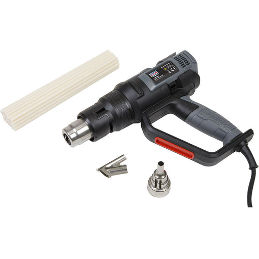 Plastic Welding Kit with ys04663 Hot Air Gun - 36 x ABS Welding Rods & 2 Nozzles Loops