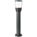 4 PACK Outdoor Post Bollard Light Anthracite 0.5m LED Driveway Foot Path Lamp Loops