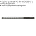 7 x 160mm SDS Plus Drill Bit - Fully Hardened & Ground - Smooth Drilling Loops