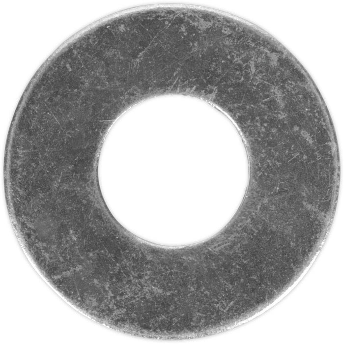 100 PACK Form C Flat Washer - M10 x 24mm - BS 4320 - Metric - Metal Spacer Loops