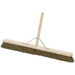 900mm Extra Wide Soft Bristled Broom - Wooden Handle - Metal Support Beam Loops
