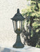 Outdoor IP44 1 Bulb Wall Ground Pedestal Lamp Light Black LED E27 100W d02091 Loops