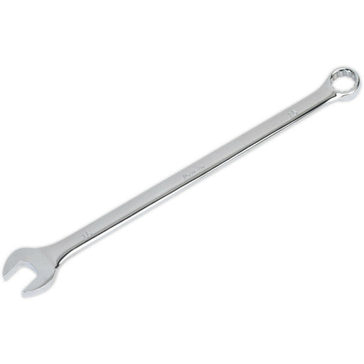 16mm x 297mm Extra Long Combination Spanner -  Chrome Vanadium Steel Nut Wrench Loops