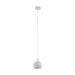 Pendant Light Colour White Powder Coated Steel Faceted Shade Bulb E14 1x40W Loops