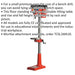 12-Speed Floor Pillar Drill - 370W Motor - 1500mm Height - Safety Release Switch Loops
