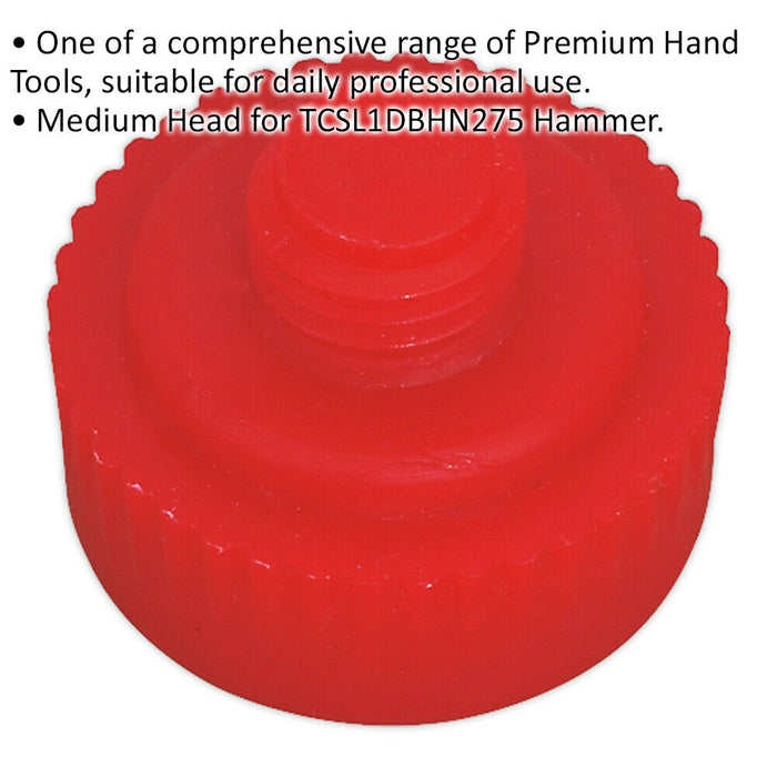 Replacement Medium Nylon Hammer Face for ys03940 2.5lb Dead Blow Hammer Loops