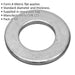 50 PACK Form A Flat Zinc Washer - M14 x 28mm - DIN 125 - Metric - Metal Spacer Loops