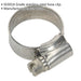 10 PACK Stainless Steel Hose Clip - 16 to 22mm Diameter - Hose Pipe Clip Fixing Loops