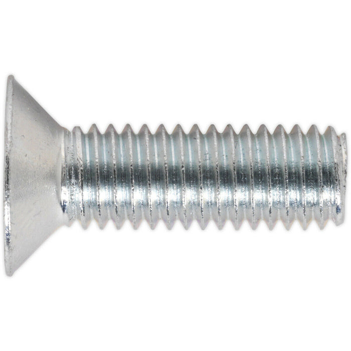 50 PACK Countersunk Pozi Head Machine Screw - 1.25mm - M8 x 25mm - DIN 965Z Loops