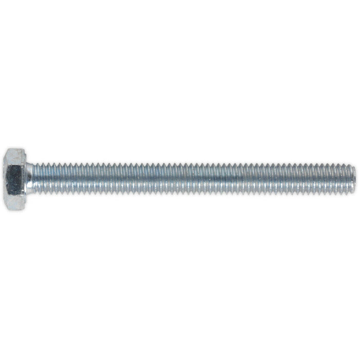 50 PACK HT Setscrew - M6 x 60mm - Grade 8.8 Zinc - Fully Threaded - DIN 933 Loops