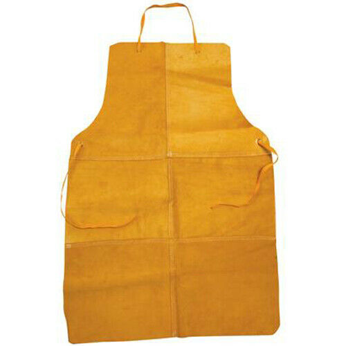 Full Length Welders Apron Reinforced Eyelets & Ties Safety Cover Protection Loops