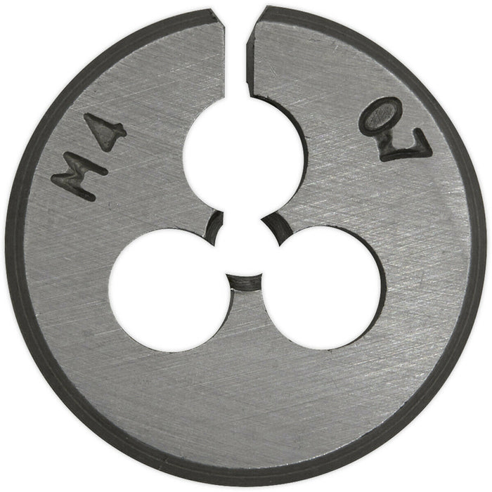 M4 x 0.7mm Metric Split Die - Quality Steel - Bar / Bolt Threading Bit & Case Loops