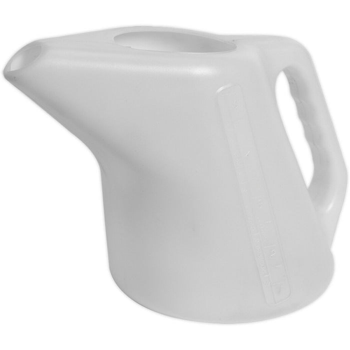 5 Litre Heavy Duty Measuring Jug - Fixed Straight Spout - Oil & Fuel Resistant Loops
