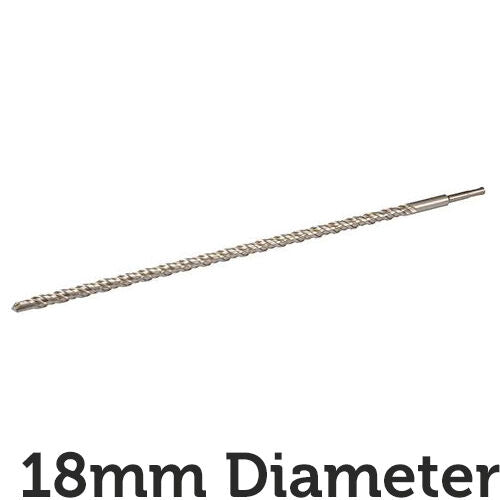 PRO 18mm x 600mm SDS Plus Masonry Drill Bit Tungsten Carbide Cutting Head Tip Loops