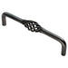 Steel Cage D Type Cabinet Pull Handle 160mm Fixing Centres Antique Steel Loops