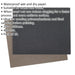 25 PACK Wet & Dry Abrasive Sand Paper - 230 x 280mm - 400 Grit - Waterproof Loops