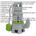 High Flow Submersible Dirty Water Pump - 417L/Min - Automatic Cut-Out - 230V Loops