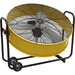 30" Industrial High Velocity Drum Fan - 2 Speed Settings - Wheeled Stand - 110V Loops