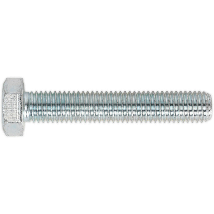 10 PACK HT Setscrew - M14 x 80mm - Grade 8.8 Zinc - Fully Threaded - DIN 933 Loops