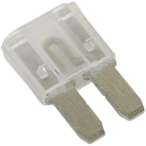50 PACK 25A Automotive Micro 2 Blade Fuse Pack - 2 Prong Vehicle Circuit Fuses Loops