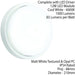 IP54 Outdoor Round Bulkhead Wall / Ceiling Light 12W Cool White LED 1000 Lumen Loops