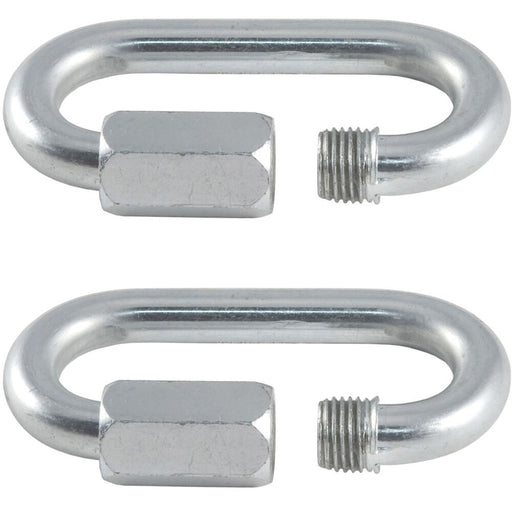 2x 6mm Stainless Steel Quick Link Wire Rope Chain Link Carbine Screw Loop Loops