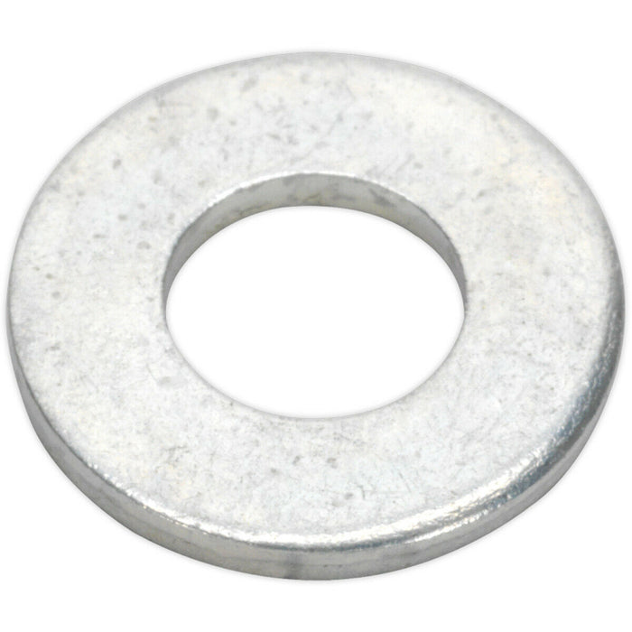 100 PACK Table 3 Zinc Flat Washer - 5/16" x 5/8" - Imperial - Metal Spacer Loops