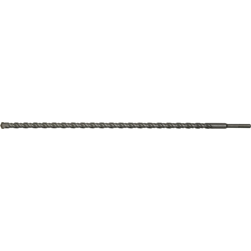 18 x 600mm SDS Plus Drill Bit - Fully Hardened & Ground - Smooth Drilling Loops