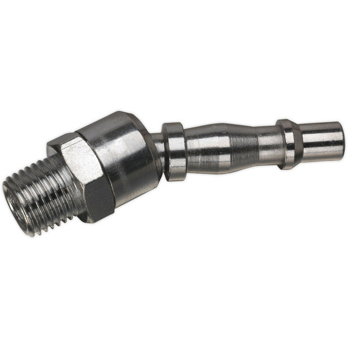 1/4 Inch BSPT Swivel Screwed Adaptor - Male Thread - Airflow Air Line Coupler Loops