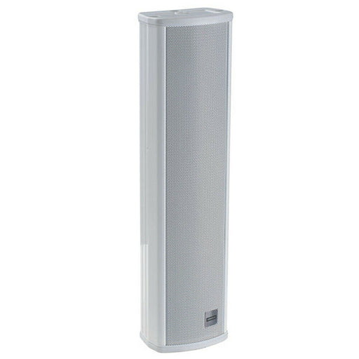 100V Line 12W White Column Speaker & Mount Premium Slim Background PA HiFi Audio