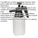 1L Pressure Sprayer with Viton Seals - Adjustable Nozzle - Mist & Jet Patterns Loops