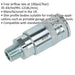 Male Coupling Body - 1/4" BSP Thread - Slim Profile Vertex Coupling - Air Tool Loops