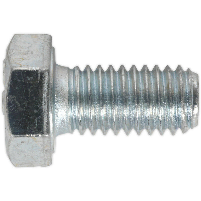 50 PACK HT Setscrew - M8 x 16mm - Grade 8.8 Zinc - Fully Threaded - DIN 933 Loops