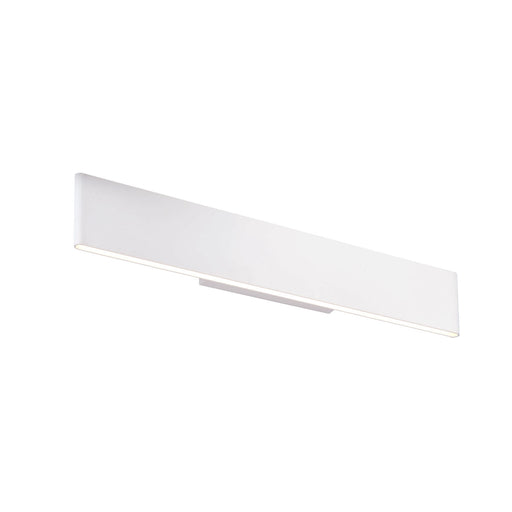 Wall Light Textured White Paint & Frosted Acrylic 2 x 11W LED Module Loops