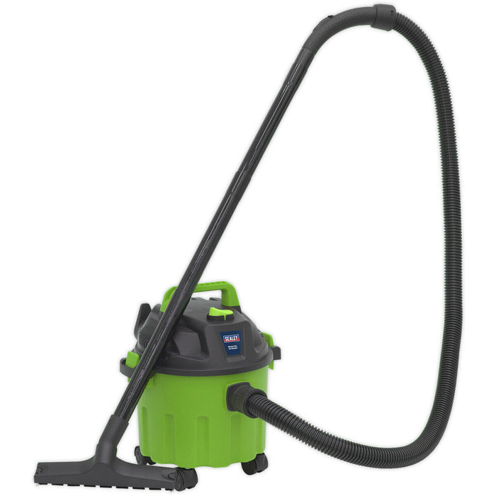 1000W Wet & Dry Vacuum Cleaner - 10L Drum - Blower Facility - High-Vis Green Loops