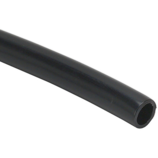 12mm x 100m LLDPE Flexible Tubing - BLACK Water & Gas Hose Pipe - EASY CUT Reel Loops