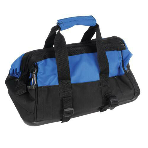 420mm (L) Tool Bag Wide Mouth & Hard Base Tool Box / Storage Container Loops