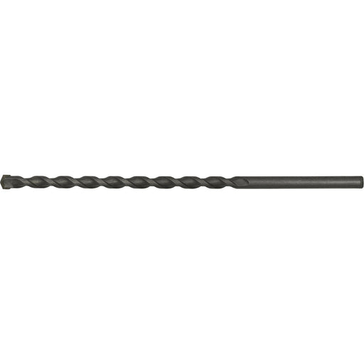 8 x 200mm Rotary Impact Drill Bit - Straight Shank - Masonry Material Drill Loops