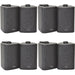 8x 60W 2 Way Black Wall Mounted Stereo Speakers 3" 8Ohm Mini Background Music