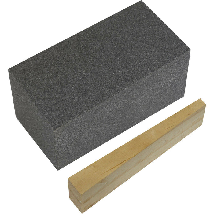 6 PACK Silicon Carbide Floor Grinding Block - 50 x 50 x 100mm - 120 Grit Loops