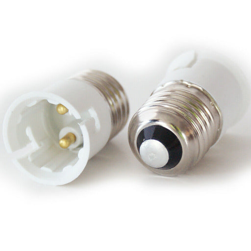 5x Light Bulb Adapter Converter ES Edison Screw to BC Bayonet Cap Lamp Holder Loops