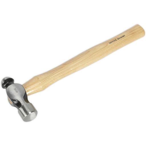 2.5lb Ball Pein Pin Hammer - Hickory Wooden Shaft - Drop Forged Steel Head Loops