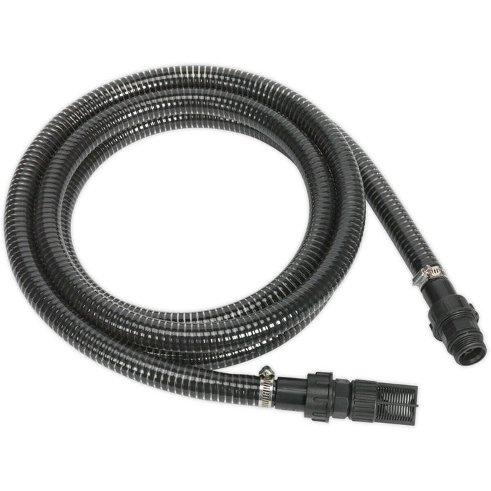 Solid Wall Suction Hose - 25mm x 4m - Suitable for ys11768 Surface Water Pump Loops