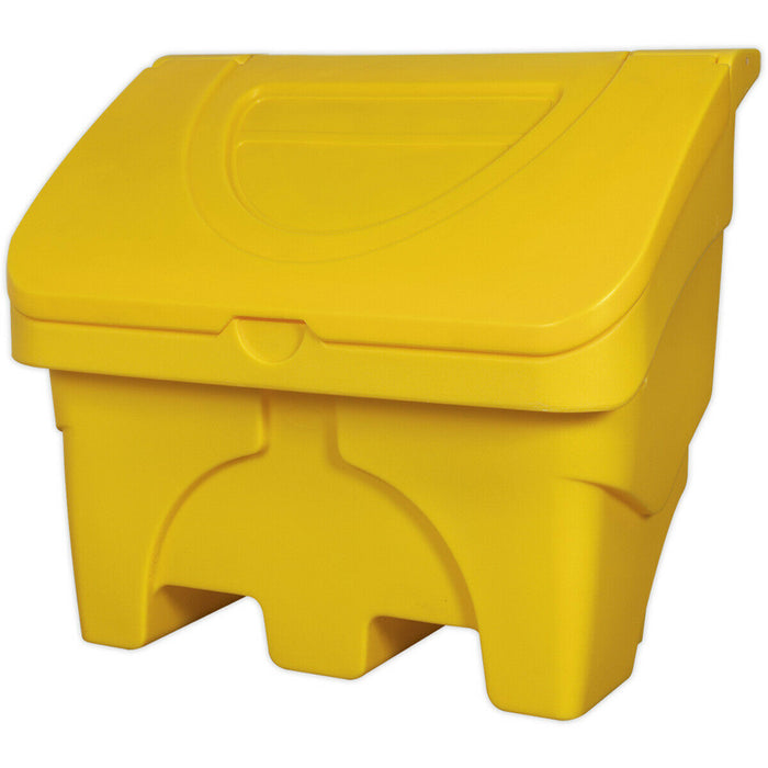 130 Litre Grit & Salt Storage Box - Large Opening - Indoor & Outdoor Storage Loops