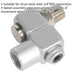 Z-Swivel Air Hose Connector - 1/4" BSP Connection - Air Powered Tool Adaptor Loops