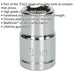 13mm Chrome Plated Drive Socket - 1/2" Square Drive - High Grade Carbon Steel Loops