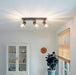 Ceiling Spot Light & 2x Matching Wall Lights Industrial Rustic Metal Wire Shade Loops