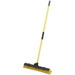 600mm Bulldozer Yard Sweeping Broom - Dual Purpose - Steel Handle with Grip Loops