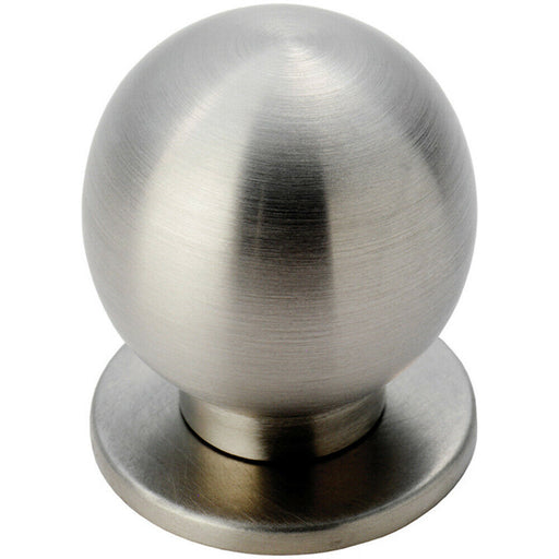 Small Solid Ball Cupboard Door Knob 25mm Dia Stainless Steel Cabinet Handle Loops